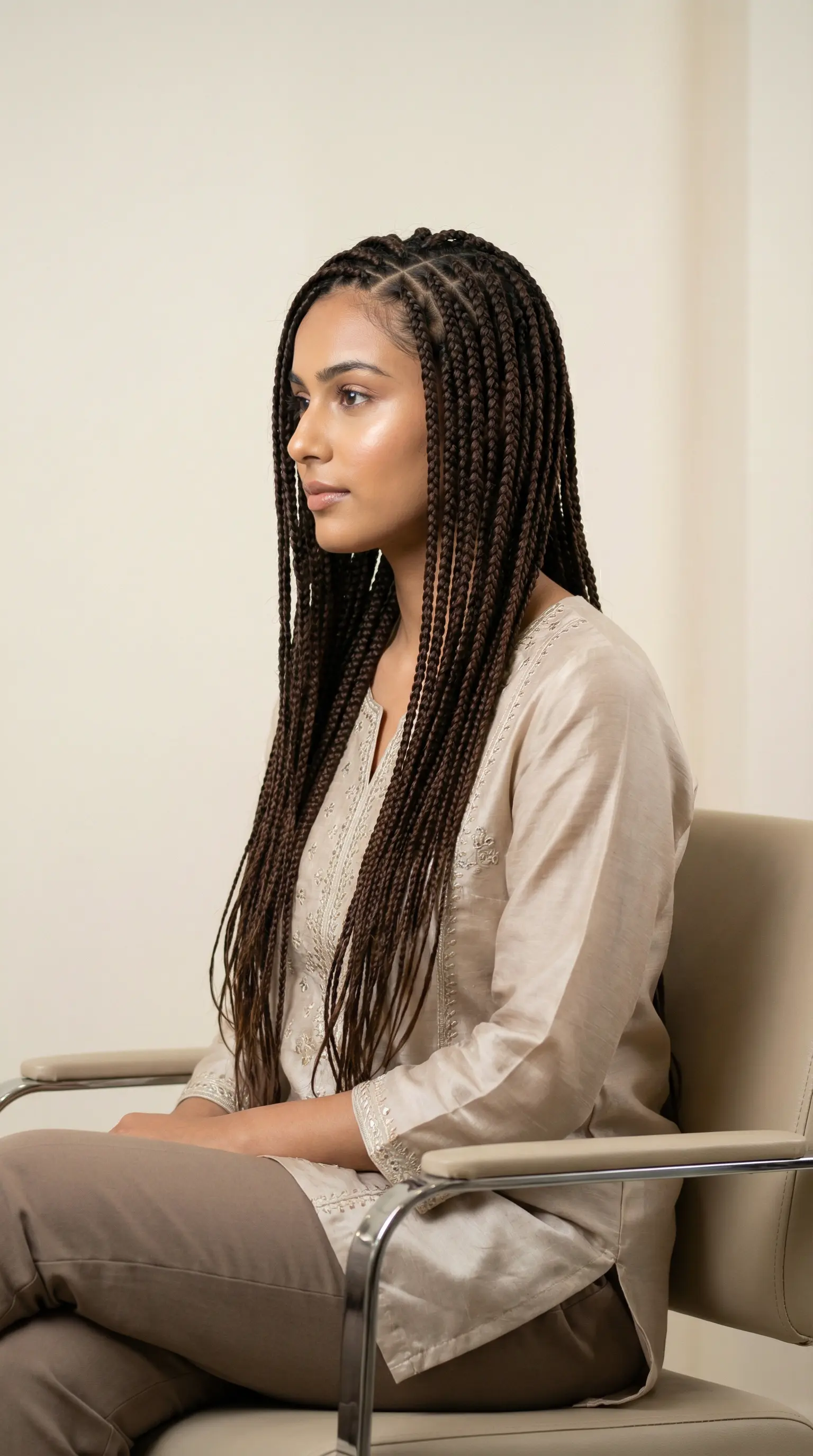 Elegant Braids Style - Sophisticated Look